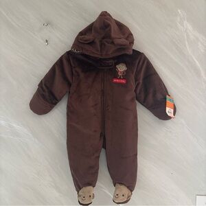 Carter's Just One You 3 Months Brown Monkey “Wild About Mommy” Snowsuit New!!!
